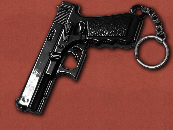 [GunRing] Premium Glock Pistol Keychain