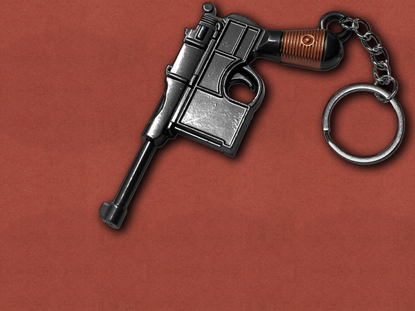 [GunRing] Premium Mauser C96 Pistol Keychain