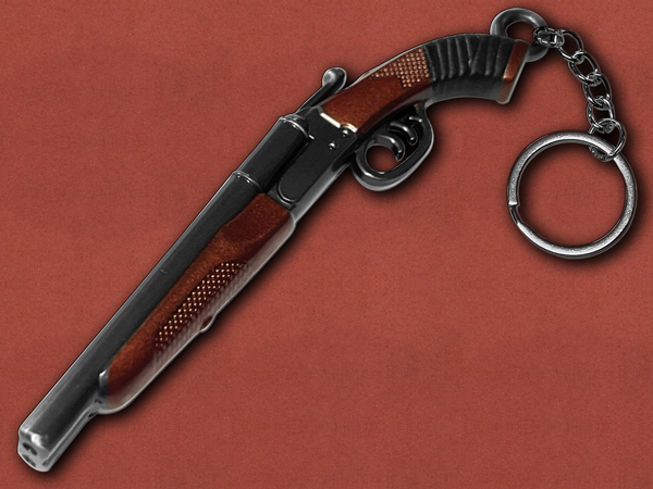 [GunRing] Premium Sawed-Off Shotgun Keychain