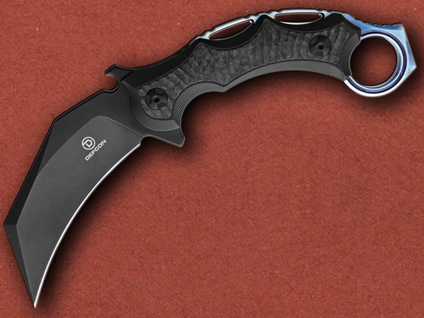 [Defcon] Shadowstrike Specter Talon Karambit, D2 Tool Steel, Ti,