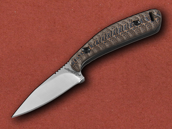 [Fox Edge] Neck Knife G10 Black/Brown FE006