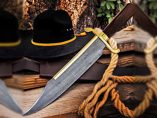 [United Cutlery] Gil Hibben Old West Bowie Knife Bloodwood Damas