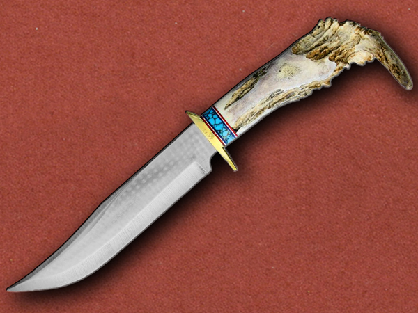 [Ken Richardson] American Stag Carbon Steel Hunting Bowie