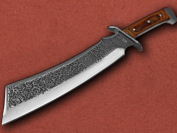 [Frost Cutlery] Blackhills Steel Hammer Forge Cleaver Bowie