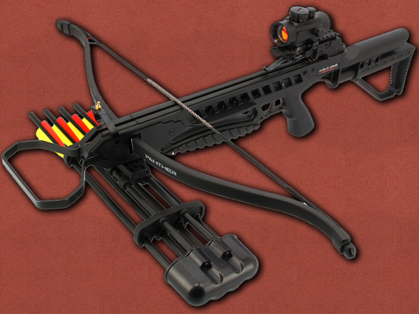 [Anglo Arms] Panther Recurve Crossbow Black Package 175ft/lbs