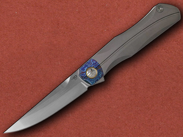 [Bestech] Thyra Titanium, Timascus Bolster, Kombou