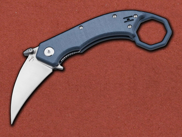[Böker Plus] HEL Karambit Blue, Emerson Opener, DeSantis Design