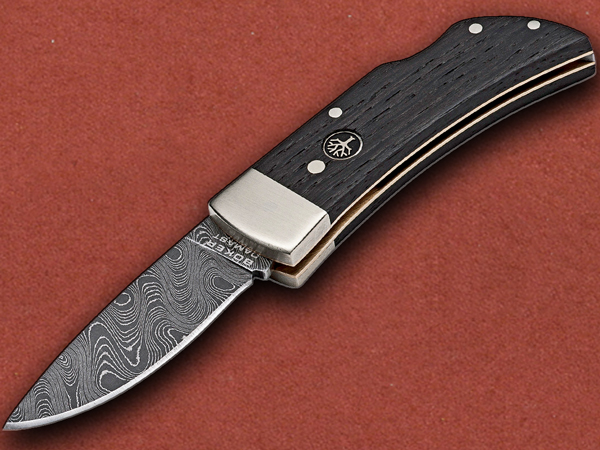 [Böker] Pocket Mooreiche Damast, Chad Nichols [Limited Edition]