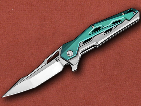 [Artisan Cutlery] Bombardier Cyan Titanium, S35VN