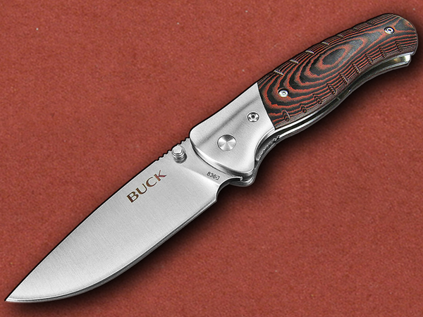 [Buck] Large Folding Selkirk (836) with Sheath + Ferro Rod