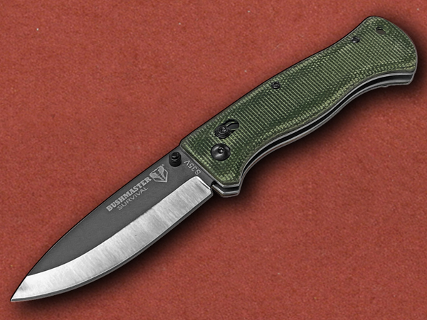 [Bushmaster] Explorer OD Green Canvas Micarta S35VN Axis Lock