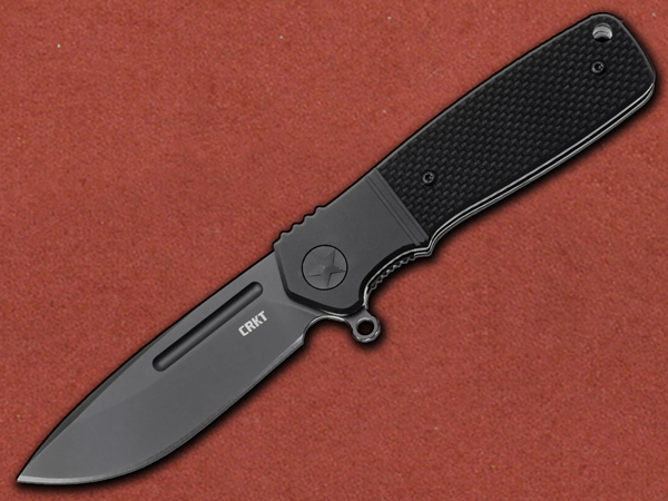 [CRKT] Homefront Compact, Black DLC, All Black, Ken Onion