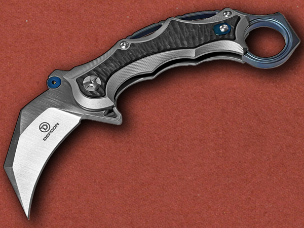 [Defcon] Titanium R4ZR-FANG, S35VN, Emerson, CF inlay