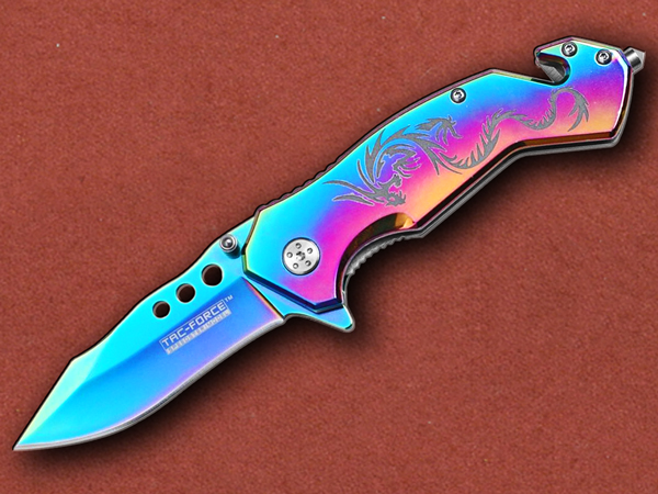 [Tac Force] Dragon Strike Rescue Knife Spectrum