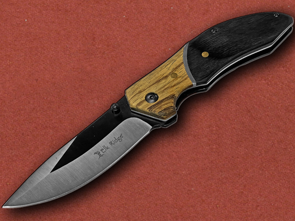 [Elk Ridge] Pakkawood Hunting Knife