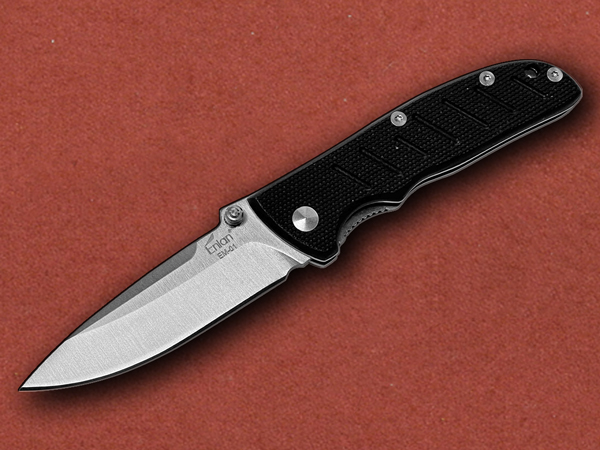 [Enlan] 01 Flipper Spearpoint Knife Black Linerlock
