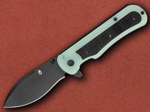 [Gerber] Confidant Jade G10, Black Bamboo Inlays, Stainless Blad