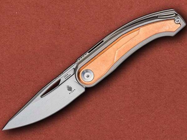 [Kizer] Apus Copper, Titanium, S35VN Supersteel Blade