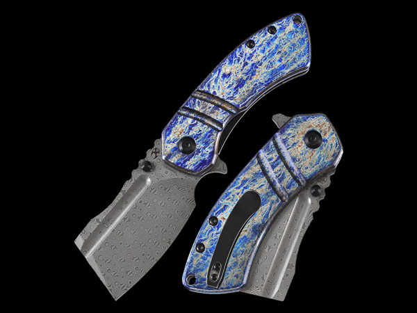 [Kansept] M+ Korvid Damascus, Lightning Titanium Scales