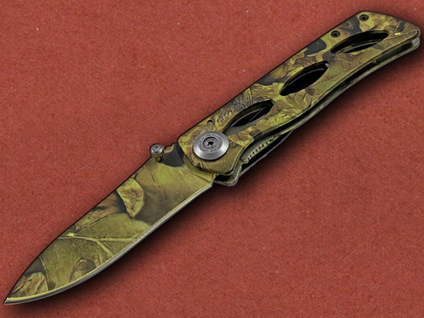 [M-Tech] USA Large Jungle Camo Hunting Knife MT104