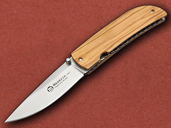 [Maserin] Atti, Olive Wood, Italian Art Knife