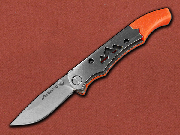 [Outdoor Edge] Ignitro Framelock, Multi-Tool, Camping Knife
