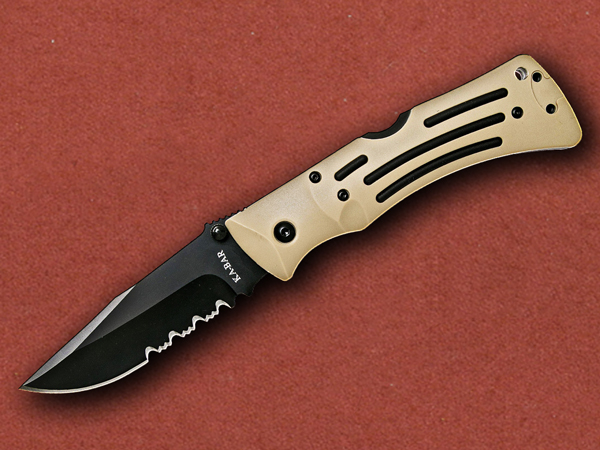 [KA-BAR] Mule Desert-Tan Division Backlock