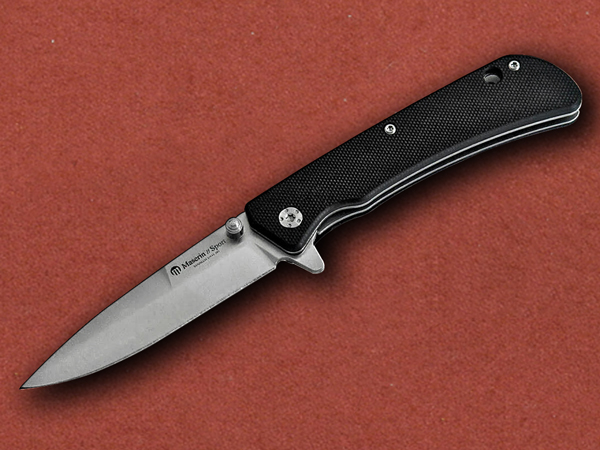 [Maserin] Sport Knife Spearpoint Slim G10 Black