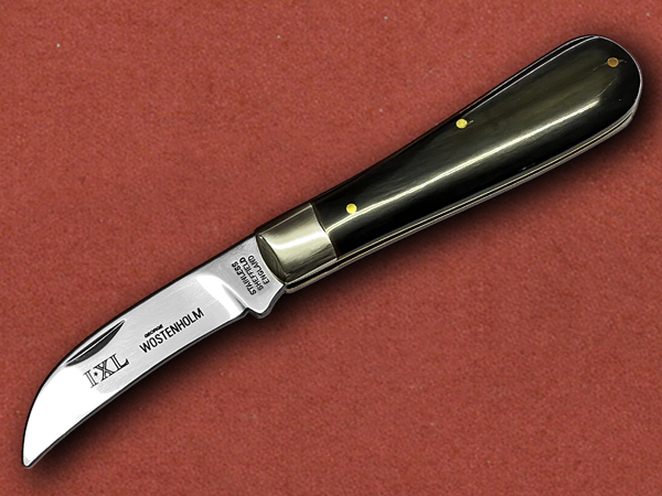 [I.XL George Wostenholm] Pruner Buffalo Horn, Made in Sheffield