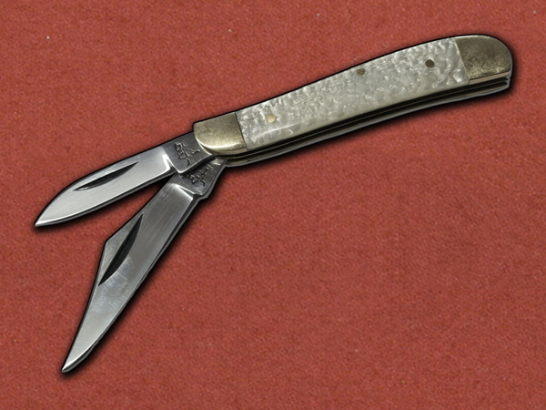 [German Bull] Cracked Ice Classic Peanut 2-Blade Slipjoint