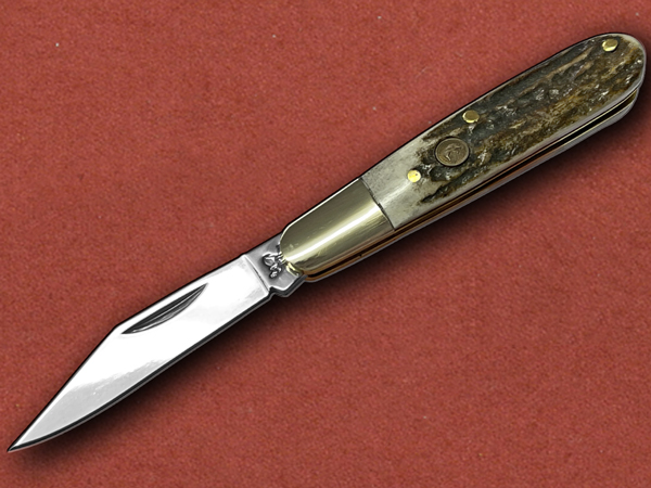 [Hen & Rooster] Stag Antler Luxury Pocket Knife