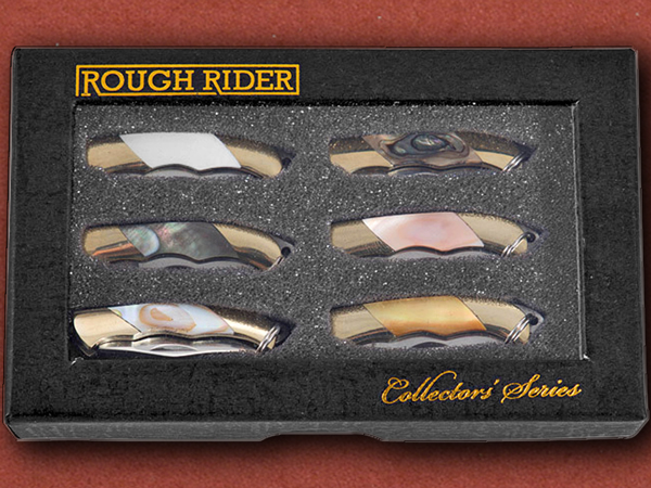 [Rough Ryder] Miniature Abalone & Mother of Pearl Collectors Set