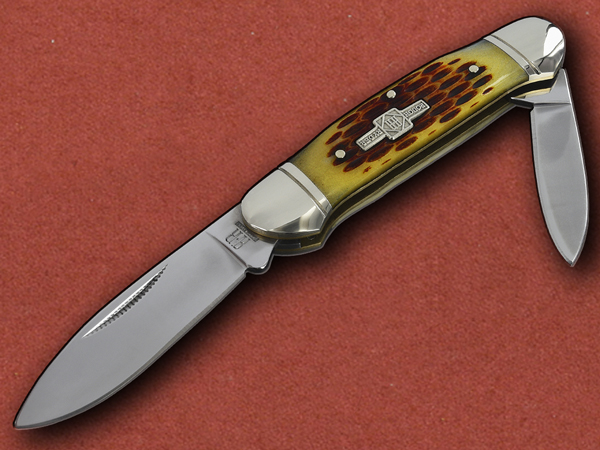 [Rough Ryder] Canoe Amber Jigged Bone RR048