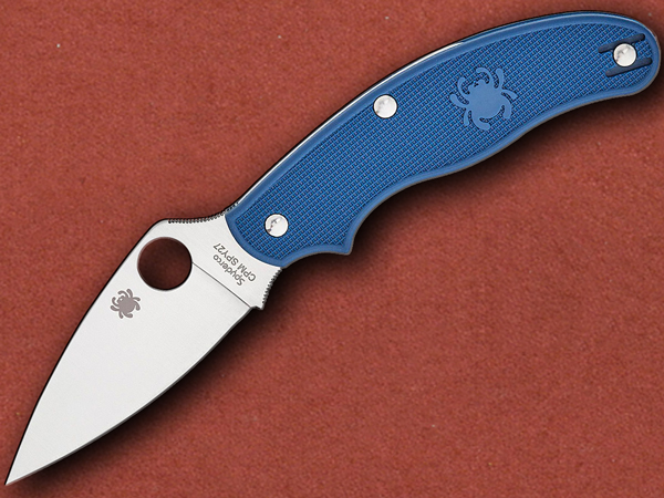[Spyderco] UK Pen Knife Drop Point Cobalt Blue (UKPK)