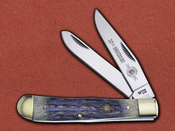 [Chipaway Cutlery] Trapper 20th Anniversary Grey Pick Bone