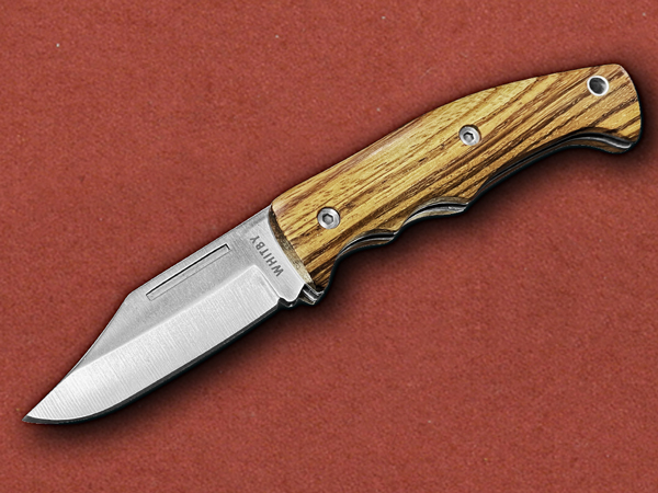 [Whitby&Co] Zebra Wood Slipjoint PK328