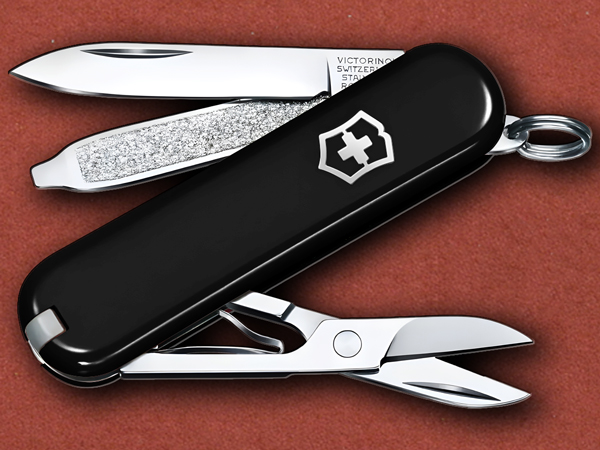 [Victorinox] Classic SD Black, Original Pocket Swiss Army Knife