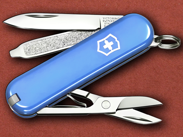 [Victorinox] Classic SD Blue, Original Pocket Swiss Army Knife