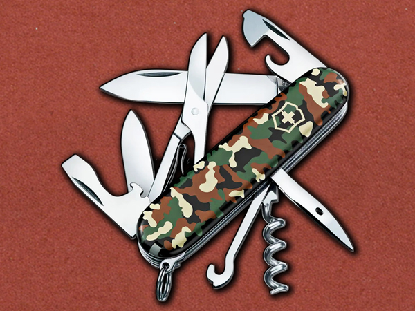 [Victorinox] Climber Camouflage, Swiss Army Knife (SAK)