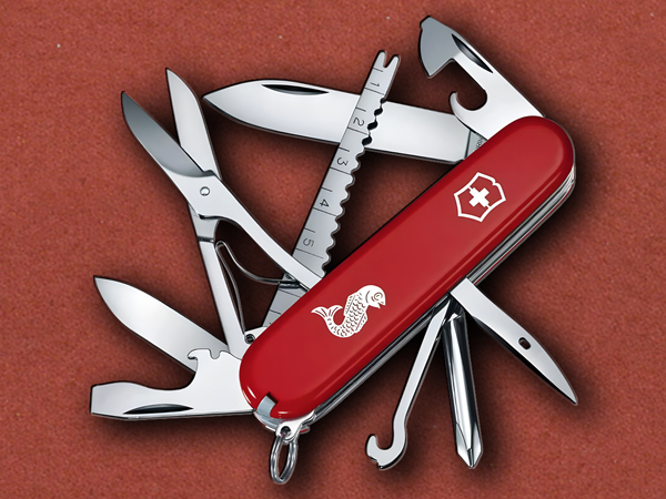[Victorinox] Fisherman Red, Swiss Army Knife (SAK)