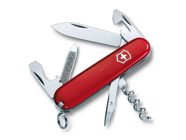 [Victorinox] Sportsman Red, Little Swiss Army Knife (SAK)