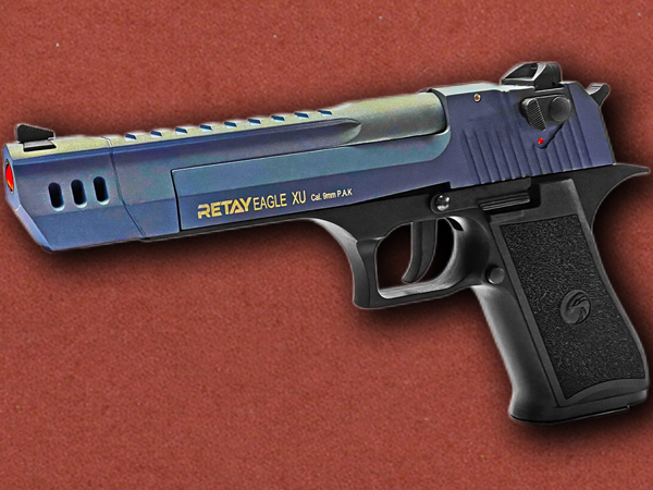 9mm Blank [Retay] Desert Eagle XU Black/Blue