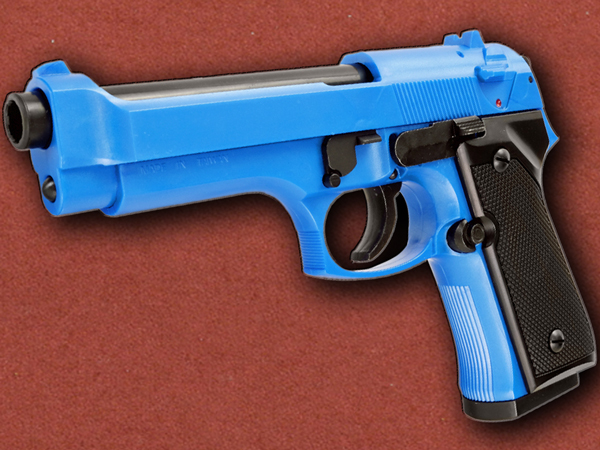6mm [HFC] Beretta 92FS Airsoft Pistol (Two-Tone Blue)