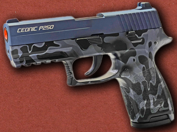 9mm Blank [Ceonic] P250 Black/Blue Camo