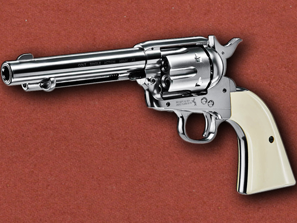 .177 [Umarex] Colt Peacemaker SAA 5.5" Nickel, Polished