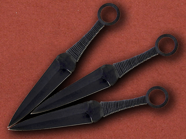 [Anglo Arms] Kunai Black 3 Piece Set K-THR-111