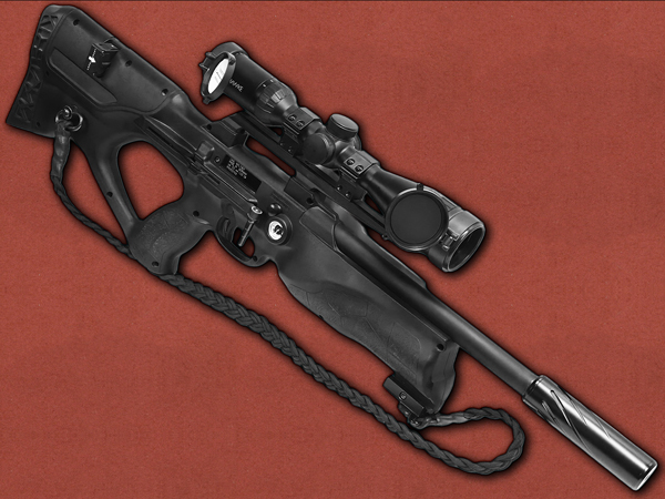 .22 [Walther] Reign M2, Hawke 3-9x40IR, Huggett Silencer, Sling