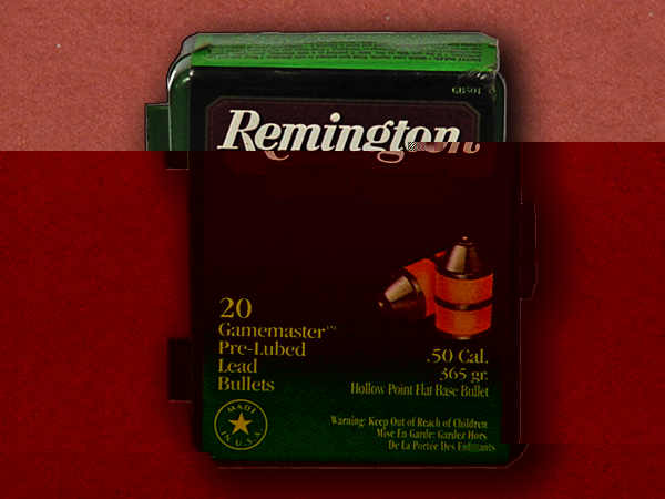 [Remington] .50 Gamemaster Heads Hollow Point Flat Base (x20 Box