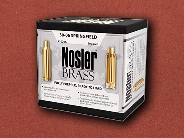 [Nosler] Custom Brass 30-06 (50) Count Pack NSL10226