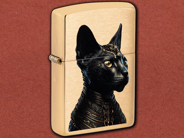 [Zippo] Egyptian Cat Bastet Design (46616)